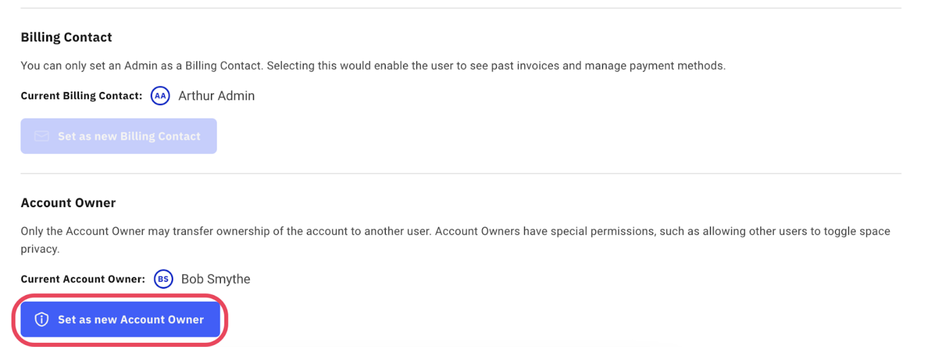 Designate User Roles