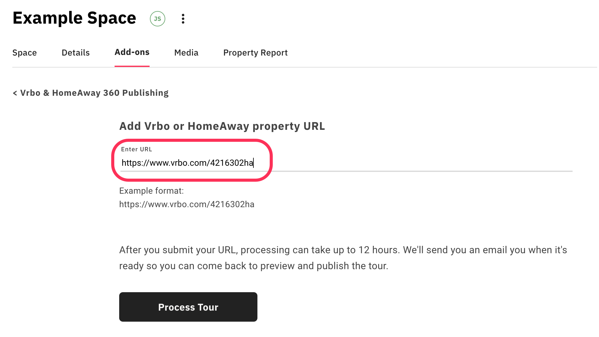 Share a Matterport Model to your Vrbo Listing