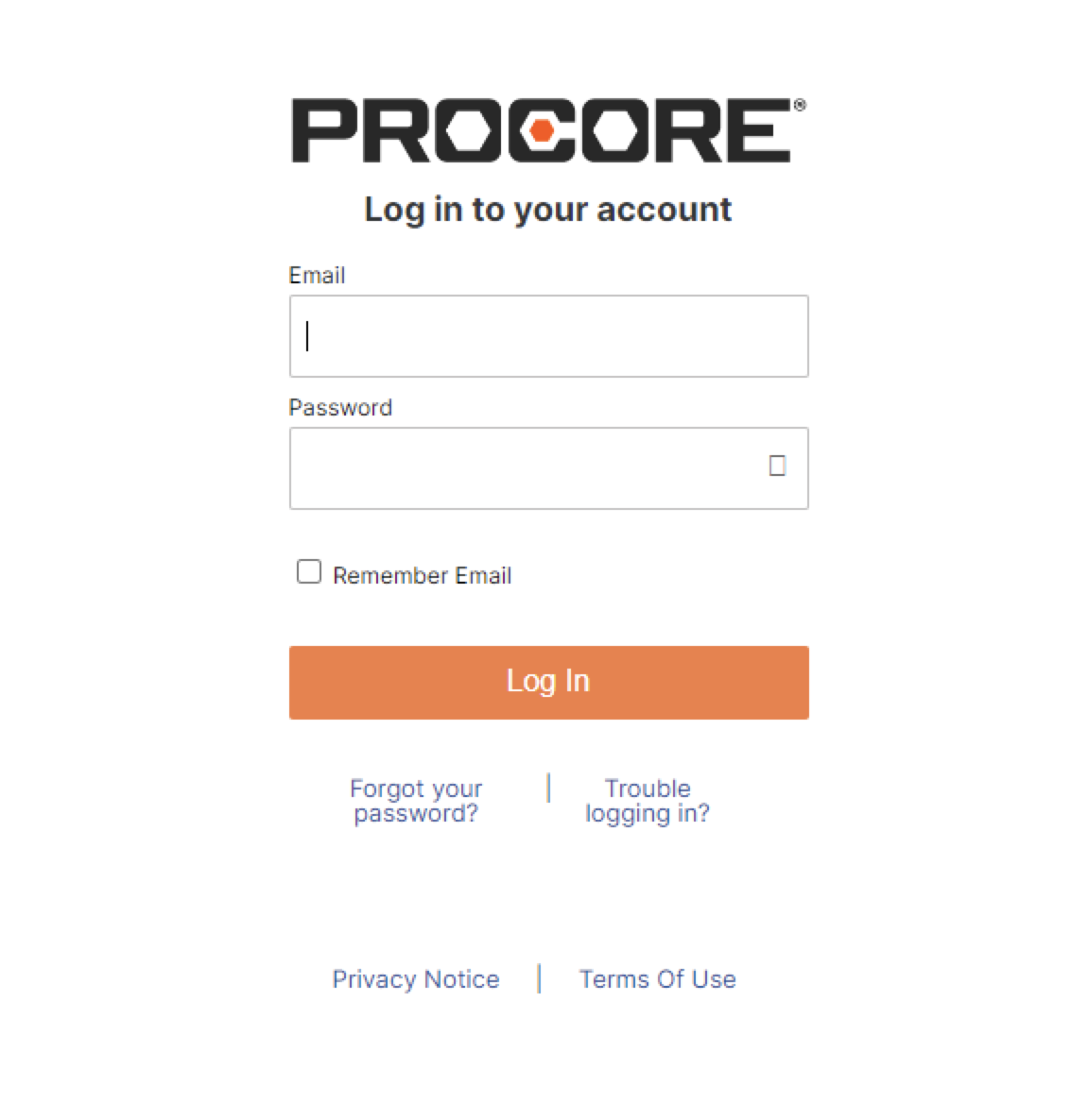 Integration with Procore