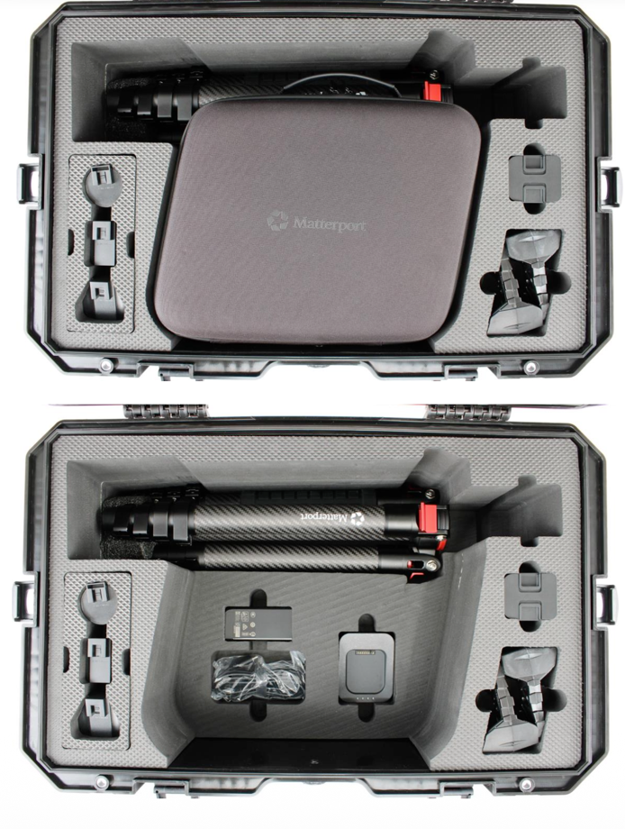 Matterport Pro2 360°カメラ 三脚 バッグ クランプ 三脚、クイックリリースクランプなど