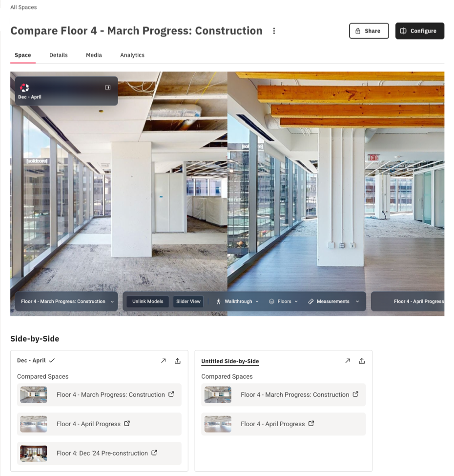 Compare Spaces Side-by-Side (Beta)